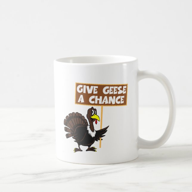 Caneca De Café Paz engraçada da paródia de Turquia (Direita)
