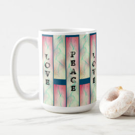 CANECA DE CAFÉ PAZ ESPERA AMOR MUG