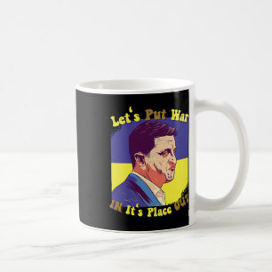 Caneca De Café Paz Para os Ucranianos Vamos Colocar a Guerra No S