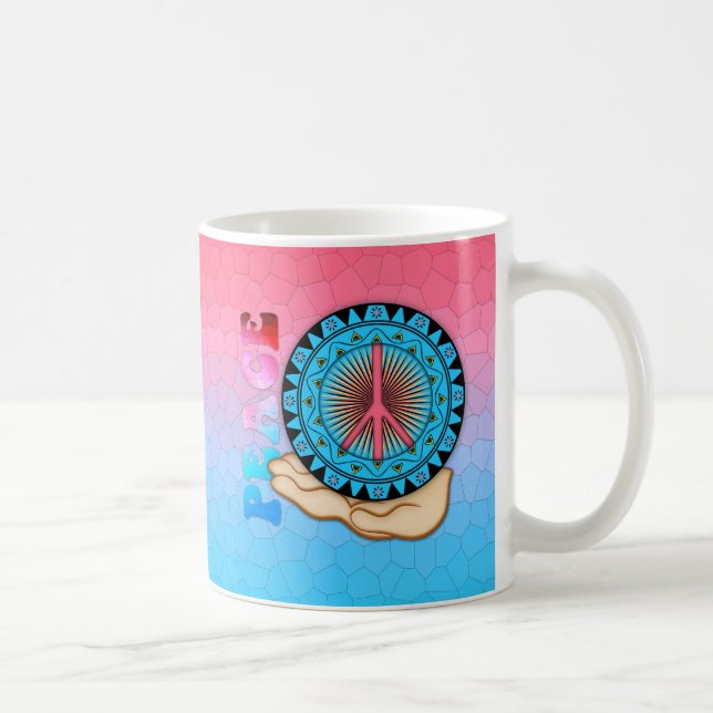 Caneca De Café Paz ~ Sun (Direita)