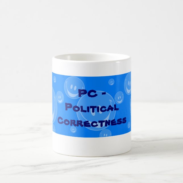 Caneca De Café PC - Correção Política (Centro)