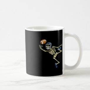 Caneca De Café Pé de Meninos do Dia das Bruxas do Skeleton Americ