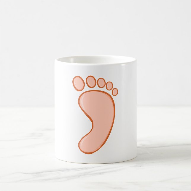 Caneca De Café Pé Direito Humano (Criador carregado)