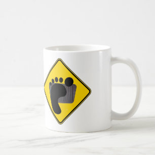 Caneca De Café Pé esquerdo Braker a bordo