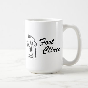 Caneca De Café Pé feliz/pé triste