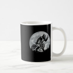 Caneca De Café Pé Grande andando de bicicleta Mountain Bike Vinta