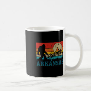 Caneca De Café Pé Grande Arkansas Montanhas Vintage Caminhada Aca
