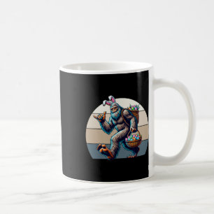 Caneca De Café Pé Grande Com Orelhas Coelhinhas Roubando Um Soque