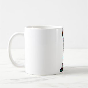 Caneca De Café Pé Grande de Paz Hippie Engraçado Pé Grande