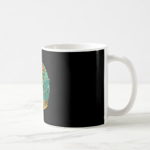 Caneca De Café Pé Grande E Surfista Alien Arte De Praia Vintage S