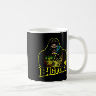 Caneca De Café Pé Grande Floresta Assustadora Camping Tenda Sasqu