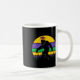 Caneca De Café Pé Grande Mardi Gras Sasquatch Homens Engraçados C