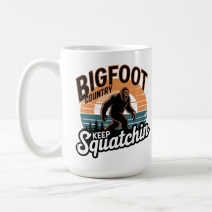 Caneca De Café Pé Grande, Perfeito para Amantes Sasquatch