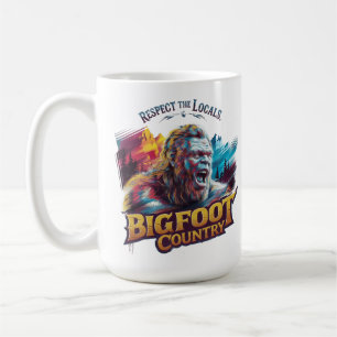 Caneca De Café Pé Grande, Perfeito para Amantes Sasquatch