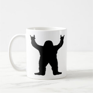 Caneca De Café Pé Grande Rock On