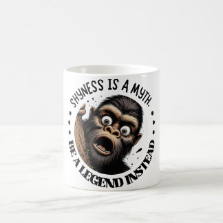 Caneca De Café Pé Grande: Sem Mais Shyness