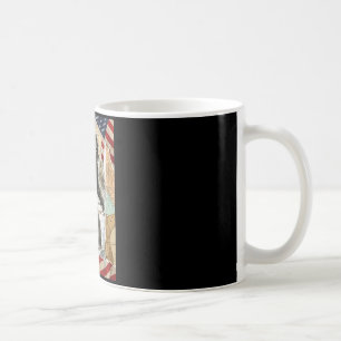 Caneca De Café Pé-grande usa bandeira americana sasquatch patriót