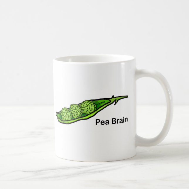 Caneca De Café Pea Brain (Direita)