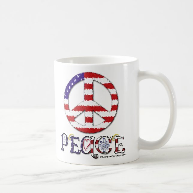 Caneca De Café Peace Caffee Mug (Direita)