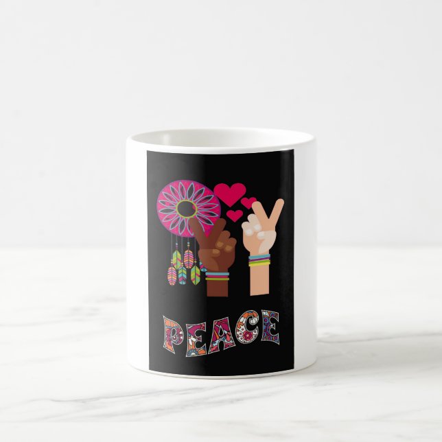 Caneca De Café Peace Caffee Mug (Centro)