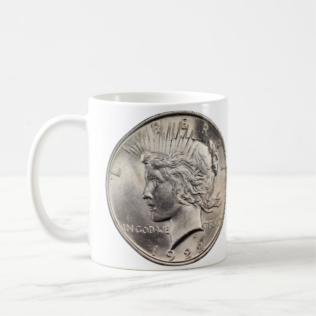 Caneca de Café Peace Dollar (Esquerda)