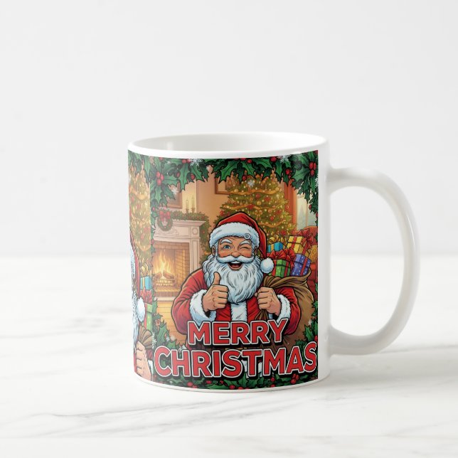Caneca De Café ❄️ “Peace • Love • Cocoa – Christmas 2025 Mug (Direita)