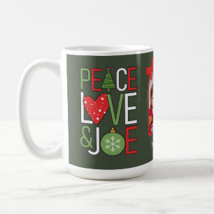 Caneca De Café Peace, Love & Joe Photo ID1113