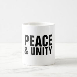 Caneca De Café PEACE & UNITY Mug