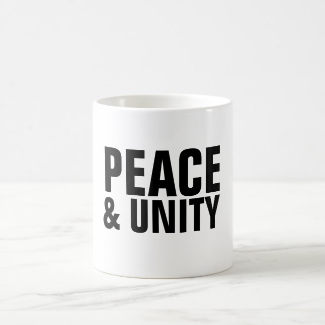 Caneca De Café PEACE & UNITY Mug (Centro)