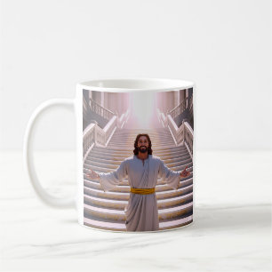 Caneca De Café Peaceful Stairway Jesus