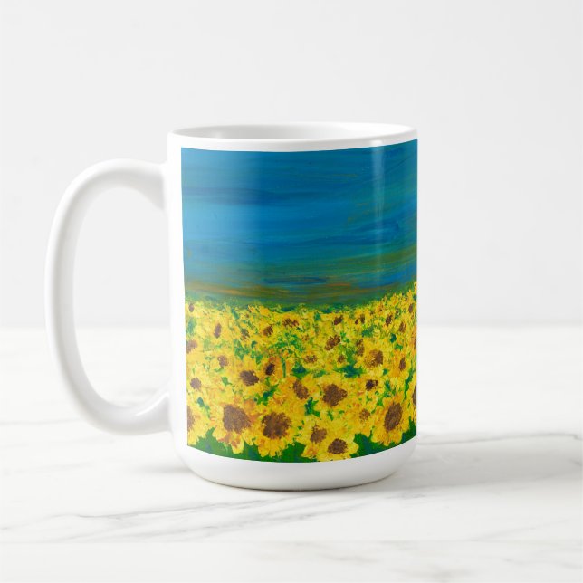 Caneca De Café Peaceful Ucrânia Art Mug (Esquerda)