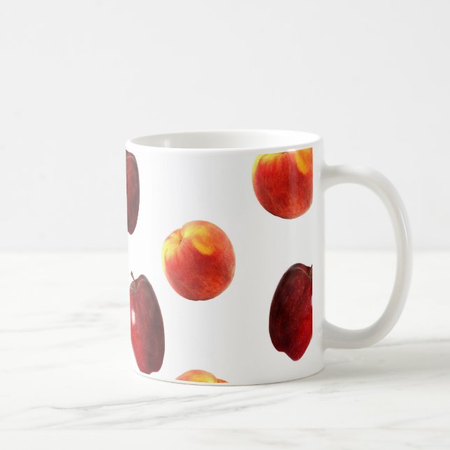 Caneca De Café Peach Apple Mug (Direita)
