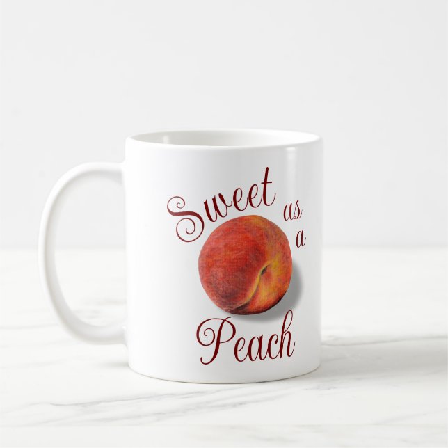 Caneca De Café Peach Mug (Esquerda)