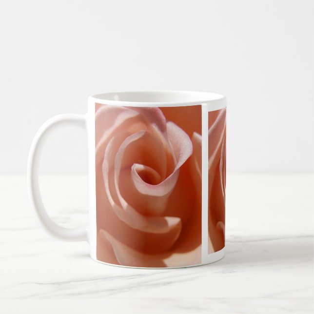 Caneca De Café Peach Rosa Mug (Esquerda)