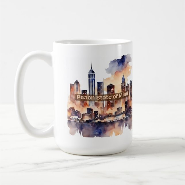 Caneca De Café Peach State of Mouse Nightscape Coffee Mug (Esquerda)