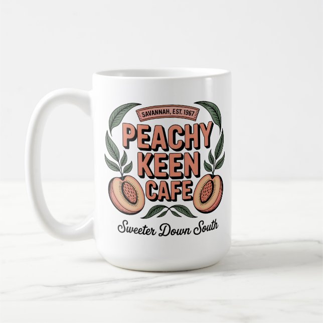 Caneca De Café Peachy Keen Café (Esquerda)