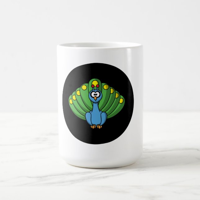Caneca De Café Peacock (Centro)