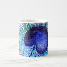 Peacock Feather Art Classic Mug