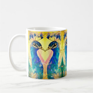 Caneca De Café Peacock Mug espelhado