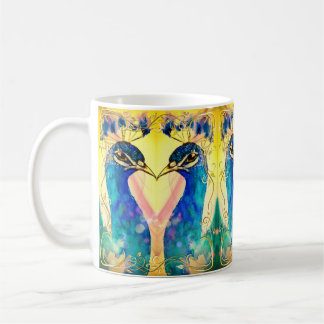 Caneca De Café Peacock Mug espelhado