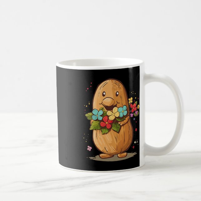 Caneca De Café Peanut Escolhe Flores Para Rapazes E Meninas (Direita)