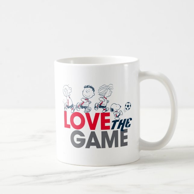 Caneca De Café Peanuts Gang - Ame O Jogo (Direita)