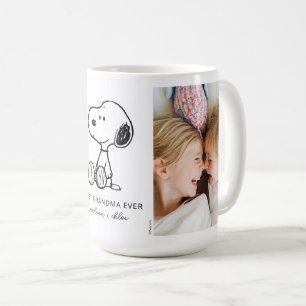 Caneca De Café PEANUTS   Snoopy - Melhor Foto Da Vovó Nunca