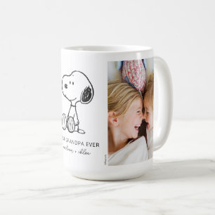 Caneca De Café PEANUTS Snoopy - Melhor Foto Do Vovô Ever