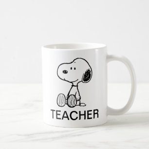 Caneca De Café PEANUTS   Snoopy Teacher