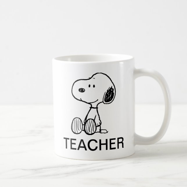 Caneca De Café PEANUTS | Snoopy Teacher (Direita)