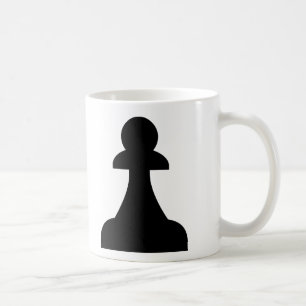 Caneca De Café Peão Preto (1/8)