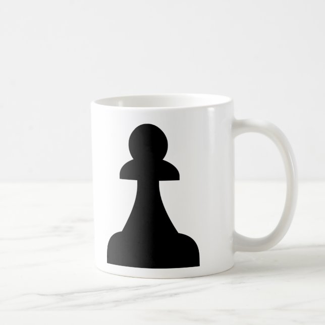 Caneca De Café Peão Preto (1/8) (Direita)