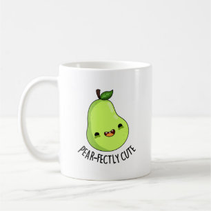 Caneca De Café Pear Pun De Fruta Doce, Fecho,