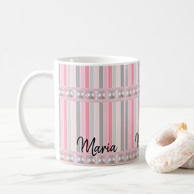 Caneca De Café Pearl Pearl Pastel Mug (Com Donut)